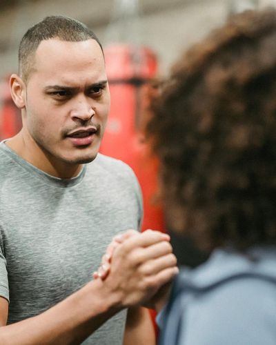 Professional fitness mentor Bogdana Chernenko in athletic gear
